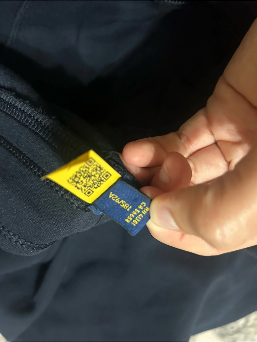 Polo Ralph Lauren Mens Double Knit Joggers Size XL Navy Blue Sweatpants Pony - Picture 6 of 8